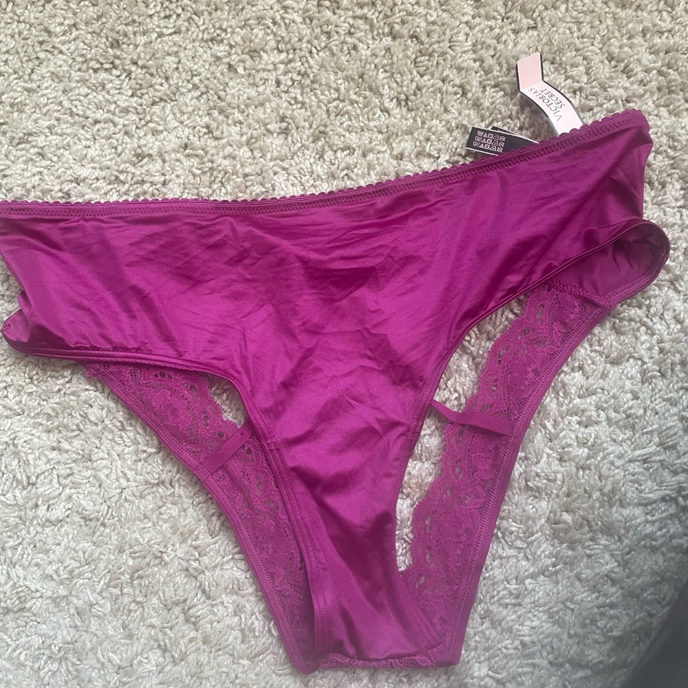 Victoria's Secret Fuchsia Lace Panties